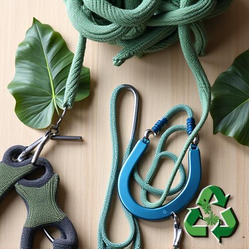 Sustainable and recyclable climbing equipment