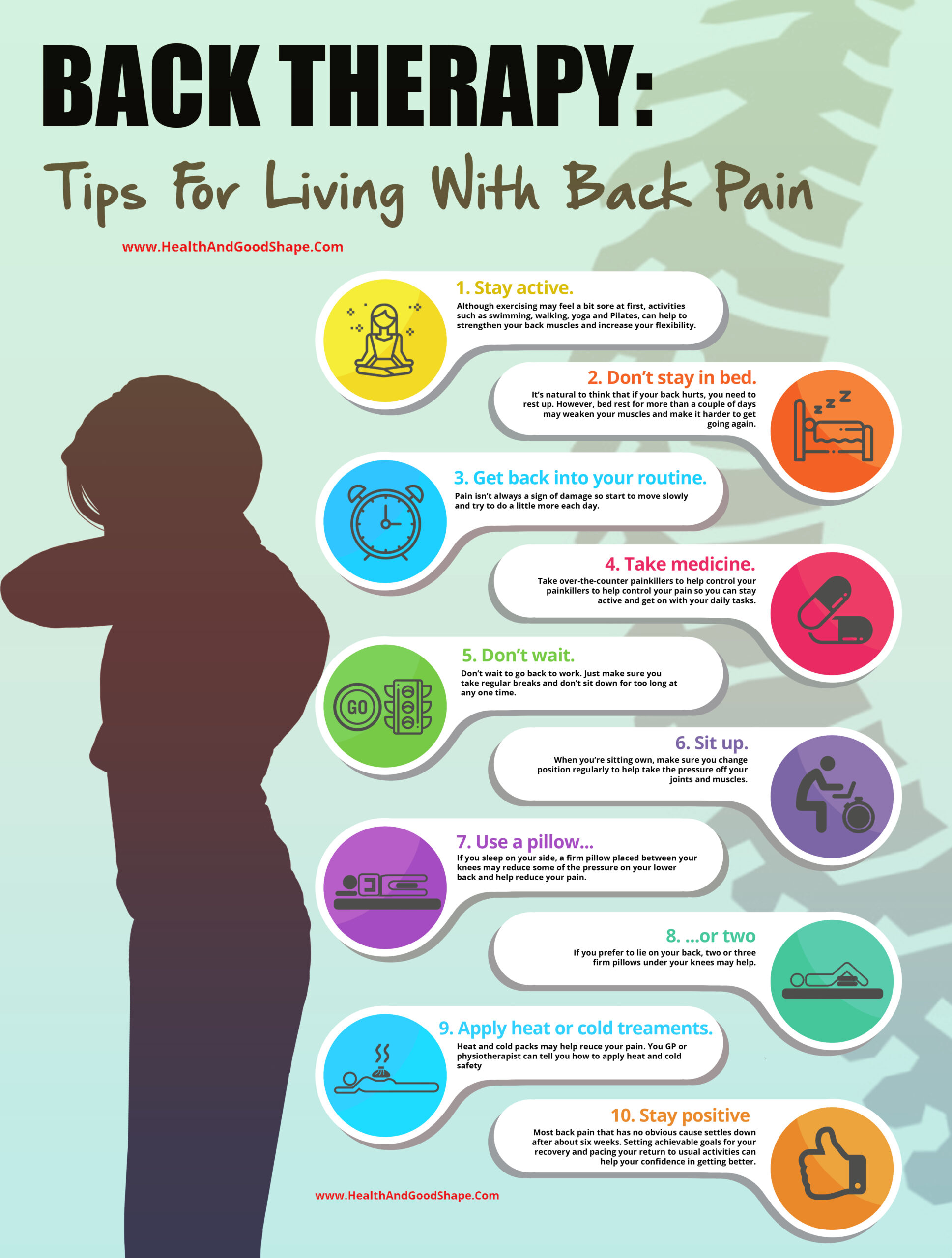Back Therapy Infographic